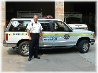 This is Big Nick and his work truck. He is the Director of EMS for Bethlehem Township