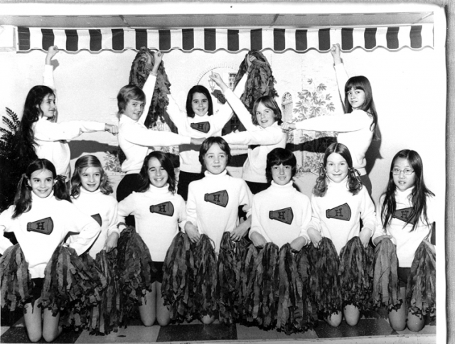 Hershey Midget Football Cheerleaders (circa 1975) --from Shelley Goulding (front row, 3rd from left)