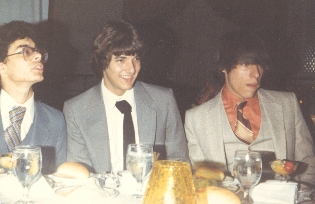 Carl, Mike and Brig at Senior Dinner