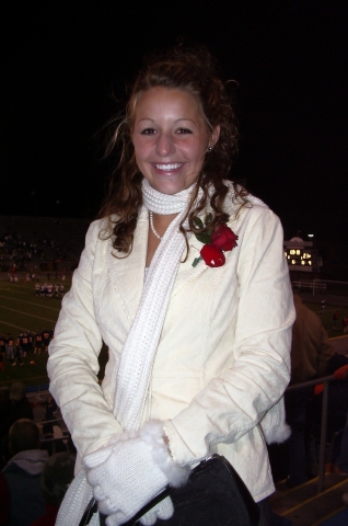 Scott and Kim (Lechleitner) Campbells daughter Kacie.  She was on the Homcoming court