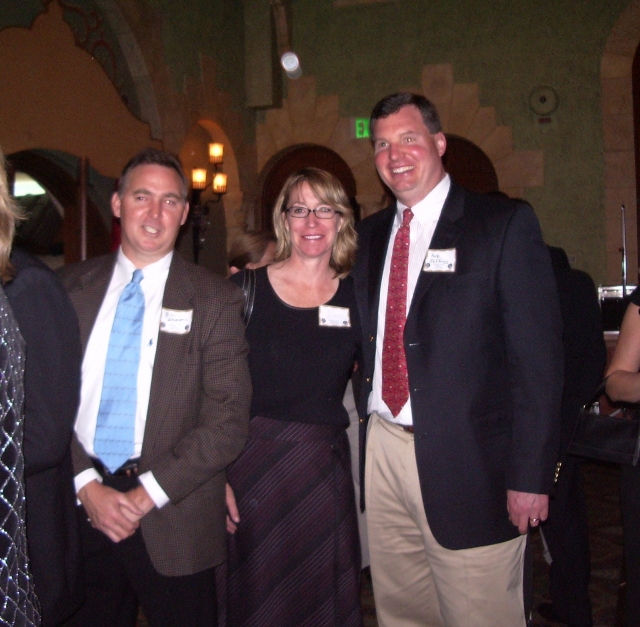 Bill Demmel and his wife and Rob Jefferies