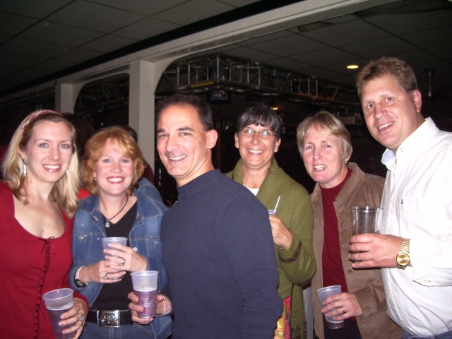 Frank Capitanis wife, Penny Coleman, Frank, Linda Modaro, Colleen Rafferty and Jeff Sotack